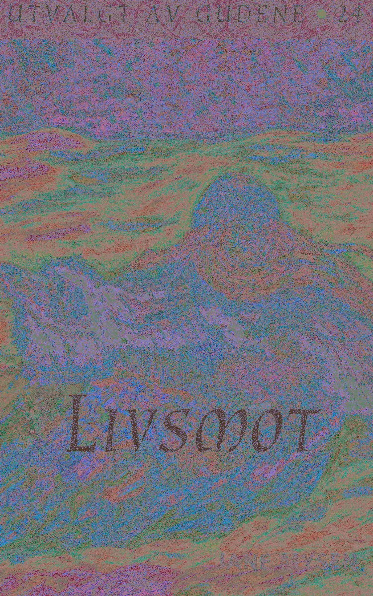 Omslag Utvalgt av gudene 24, Livsmot av Jane Mysen (Heftet)