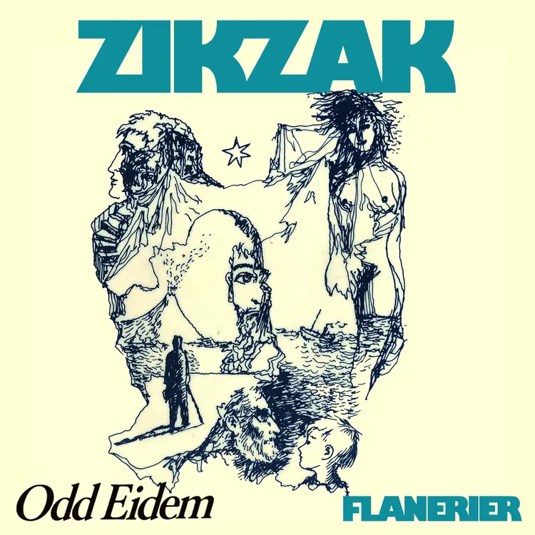 Omslag Zikzak - Flanerier av Odd Eidem (Lydbok)
