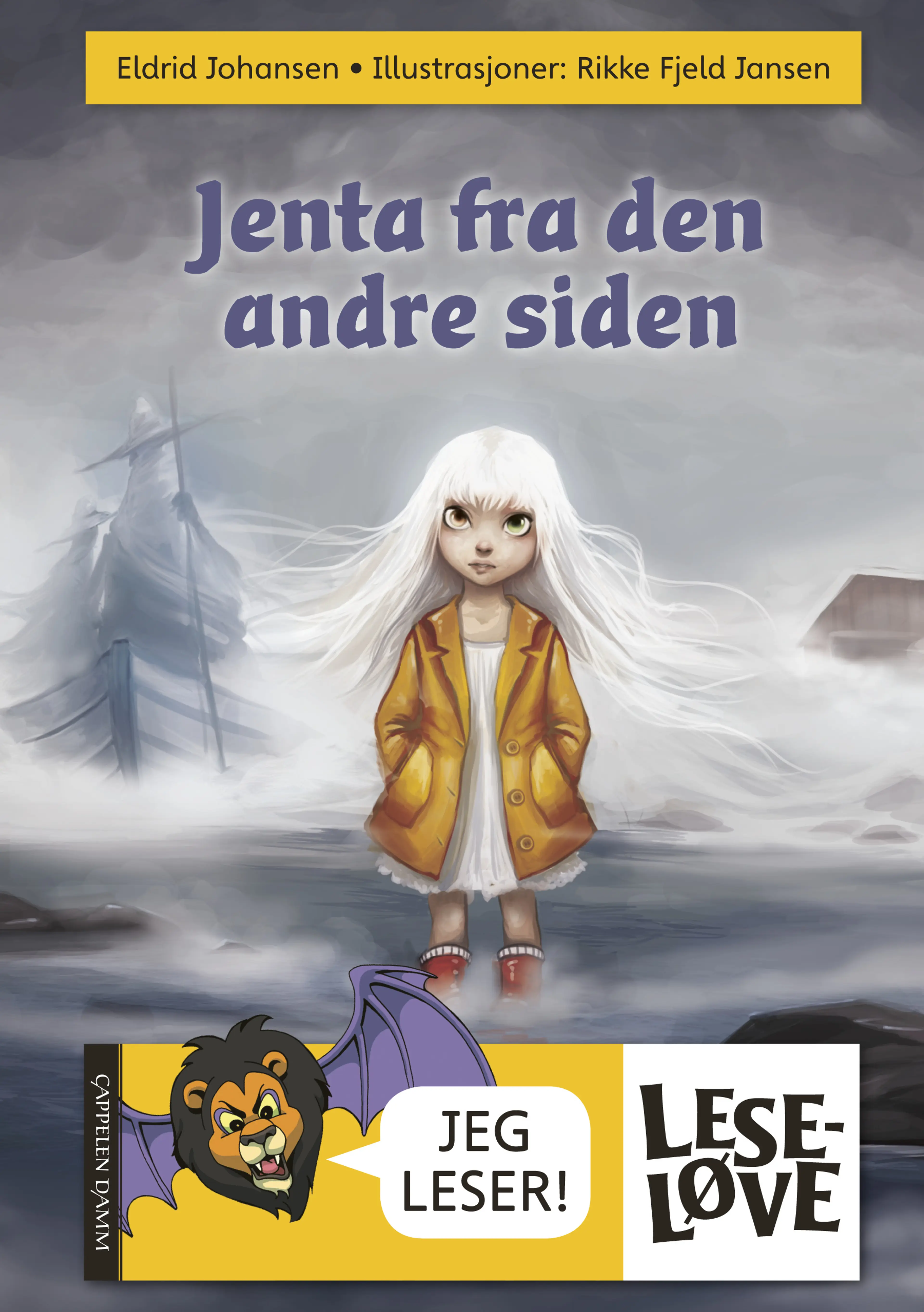 Omslag Leseløve - Jenta fra den andre siden av Eldrid Johansen (Innbundet)