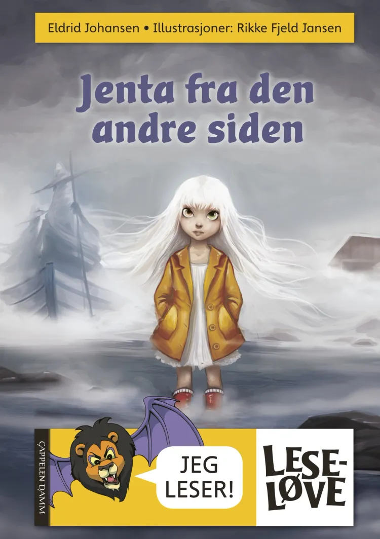Omslag Leseløve - Jenta fra den andre siden av Eldrid Johansen (Innbundet)