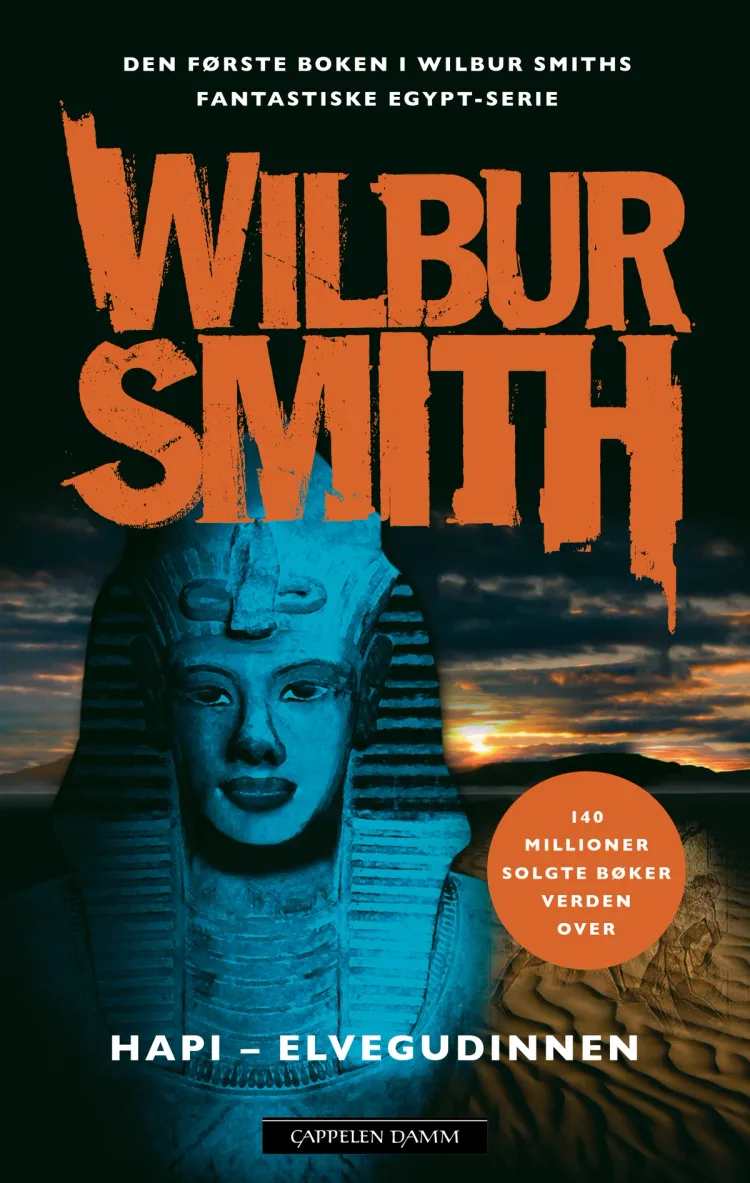 Omslag Hapi - elvegudinnen av Wilbur Smith (Heftet)