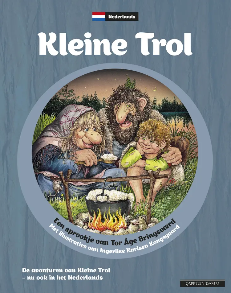 Omslag Lilletrollet (nederlandsk) av Tor Åge Bringsværd (Innbundet)