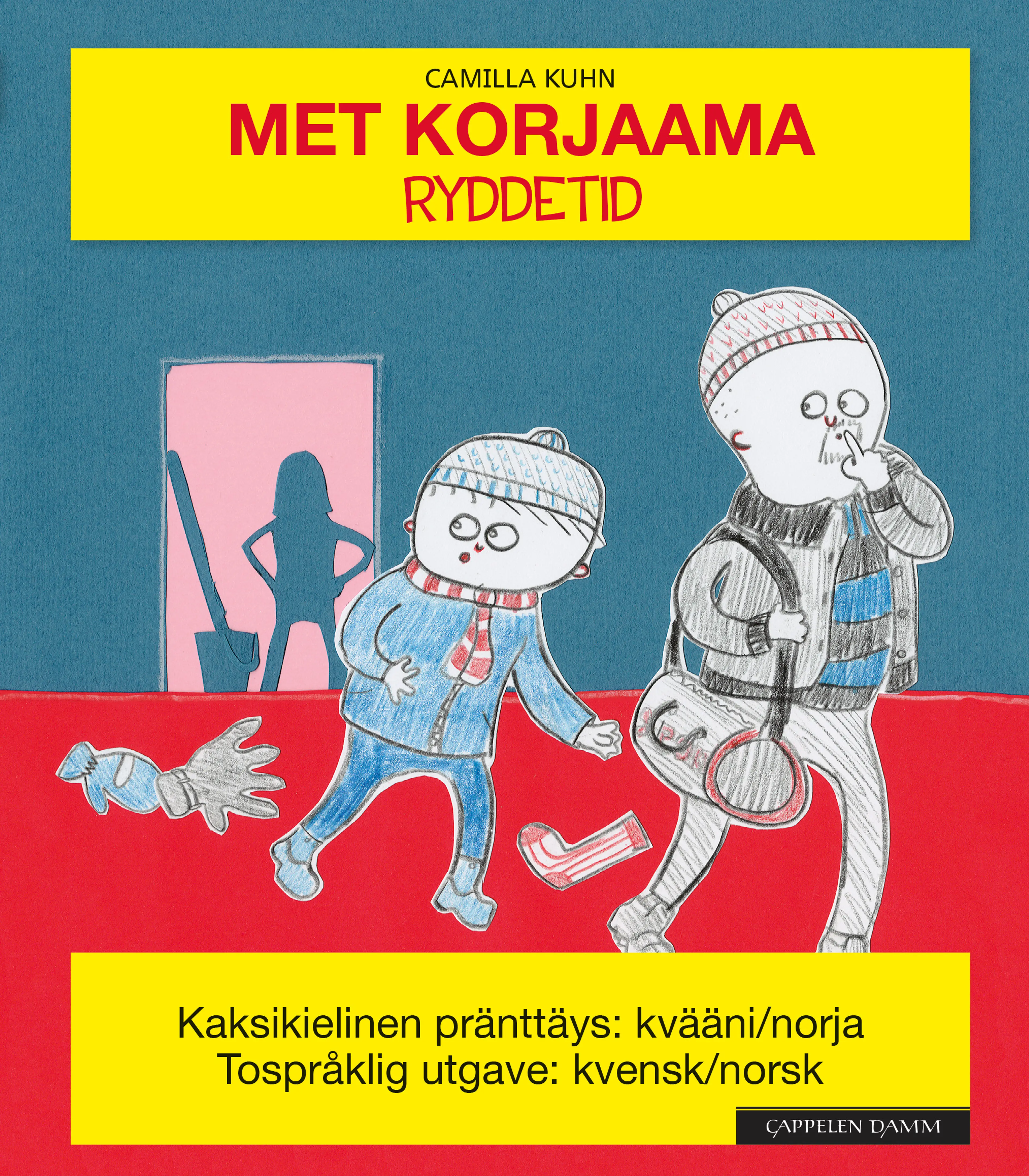 Omslag Ryddetid kvensk/norsk av Camilla Kuhn (Innbundet)