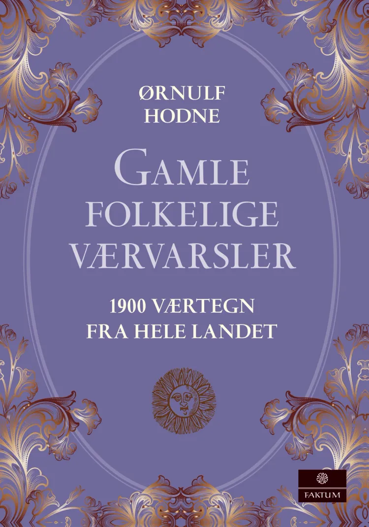 Omslag Gamle folkelige værvarsler av Ørnulf Hodne (Innbundet)