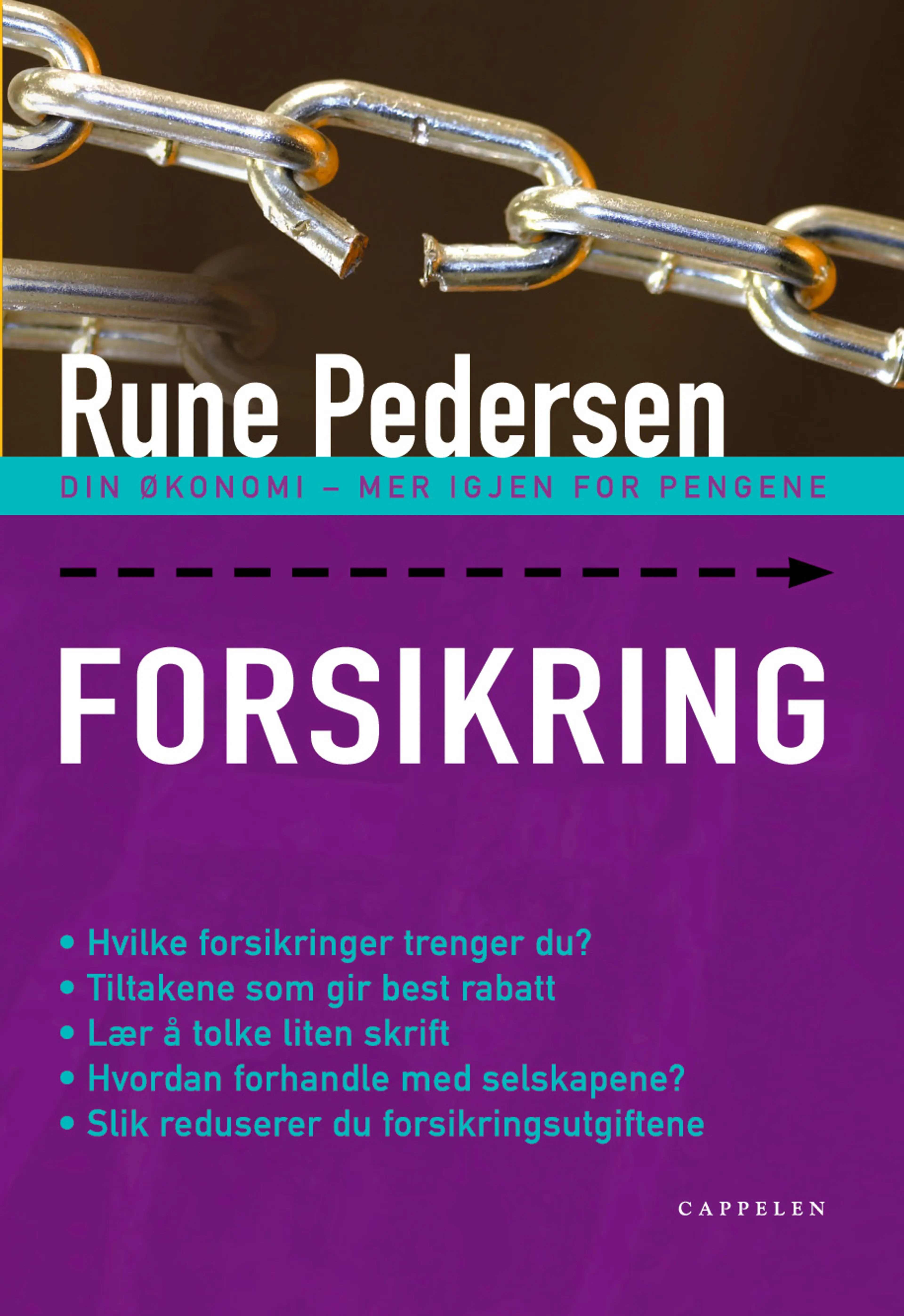 Omslag Forsikring av Rune Pedersen (Innbundet)