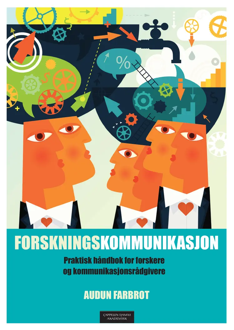 Omslag Forskningskommunikasjon av Audun Farbrot (Heftet)