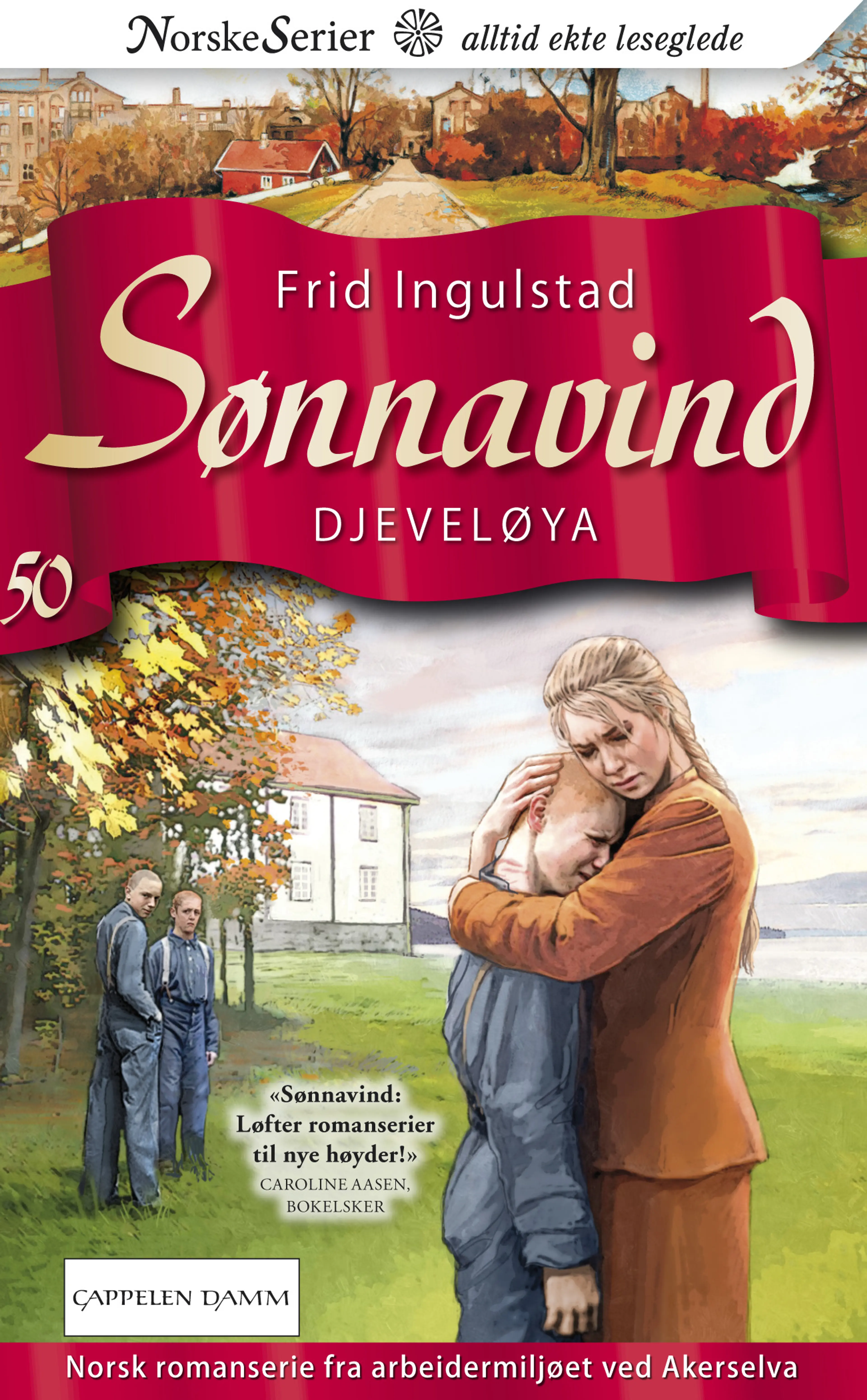 Omslag Djeveløya av Frid Ingulstad (Ebok)