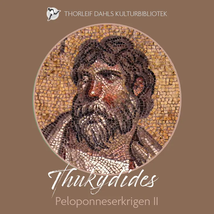 Omslag Peloponneserkrigen II av Thukydides (Lydbok)