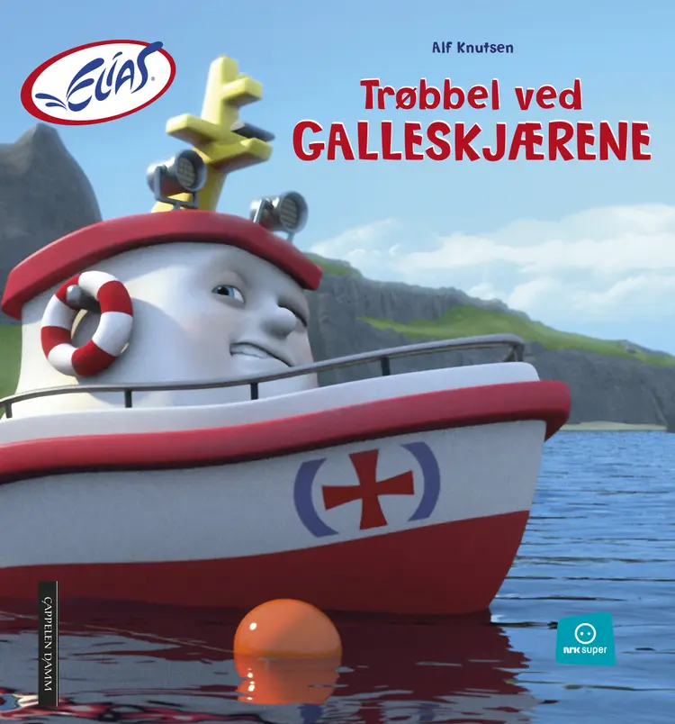 Omslag Elias – Trøbbel ved Galleskjærene av Alf Knutsen (Innbundet)