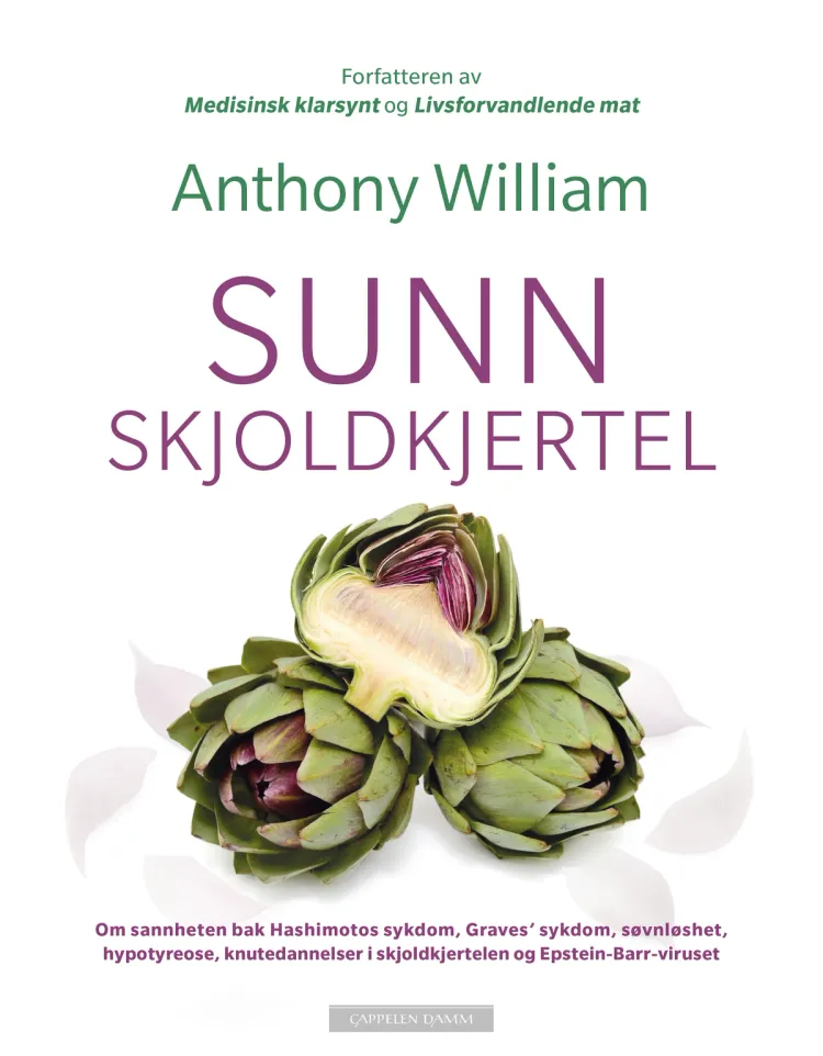 Omslag Sunn skjoldkjertel av Anthony William (Heftet)