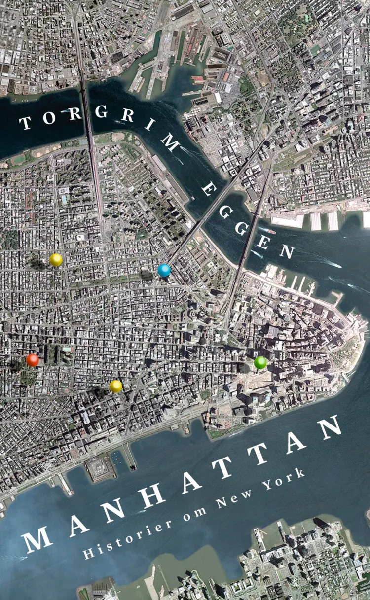 Omslag Manhattan av Torgrim Eggen (Heftet)
