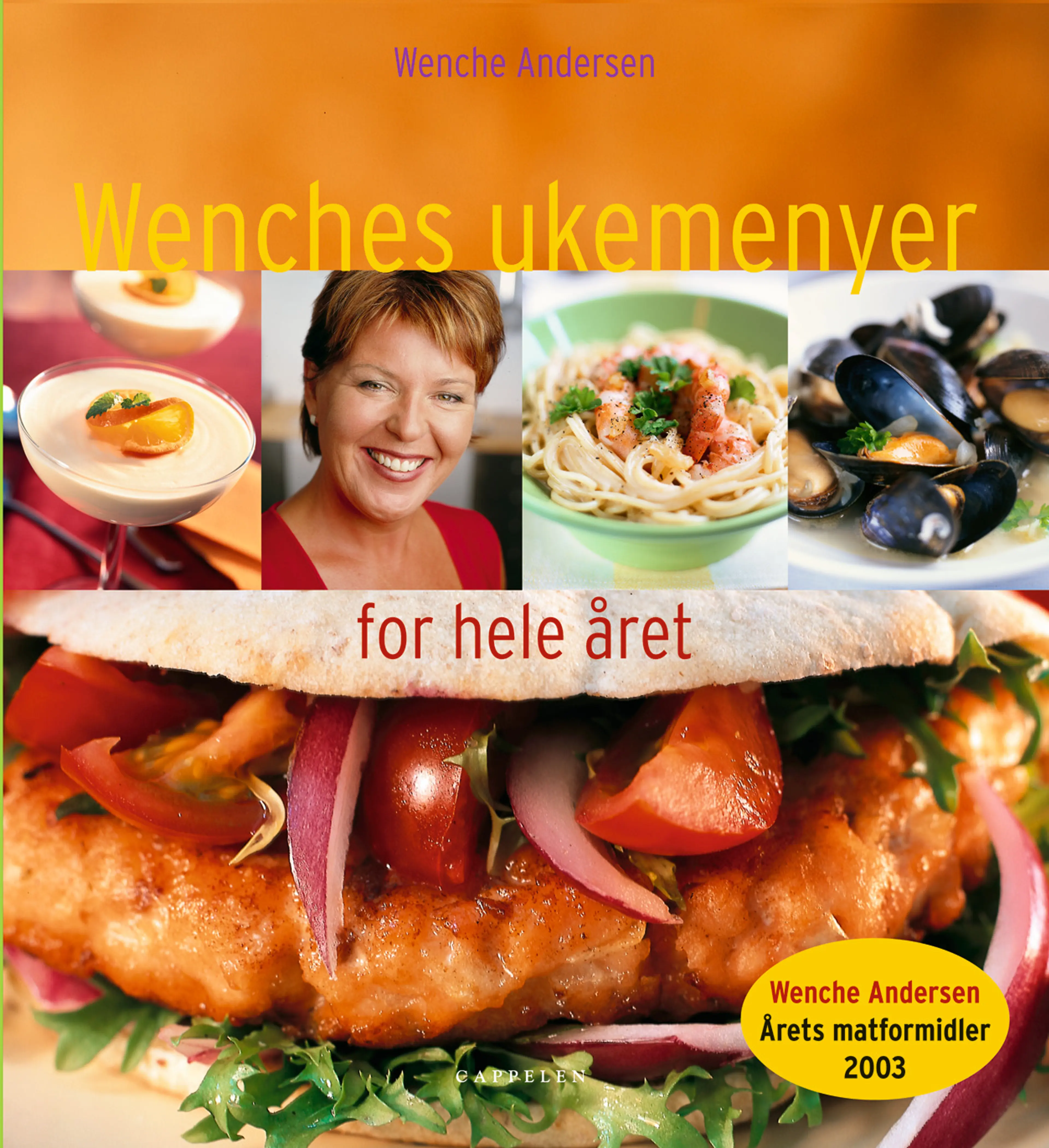 Omslag Wenches ukemenyer av Wenche Andersen (Innbundet)