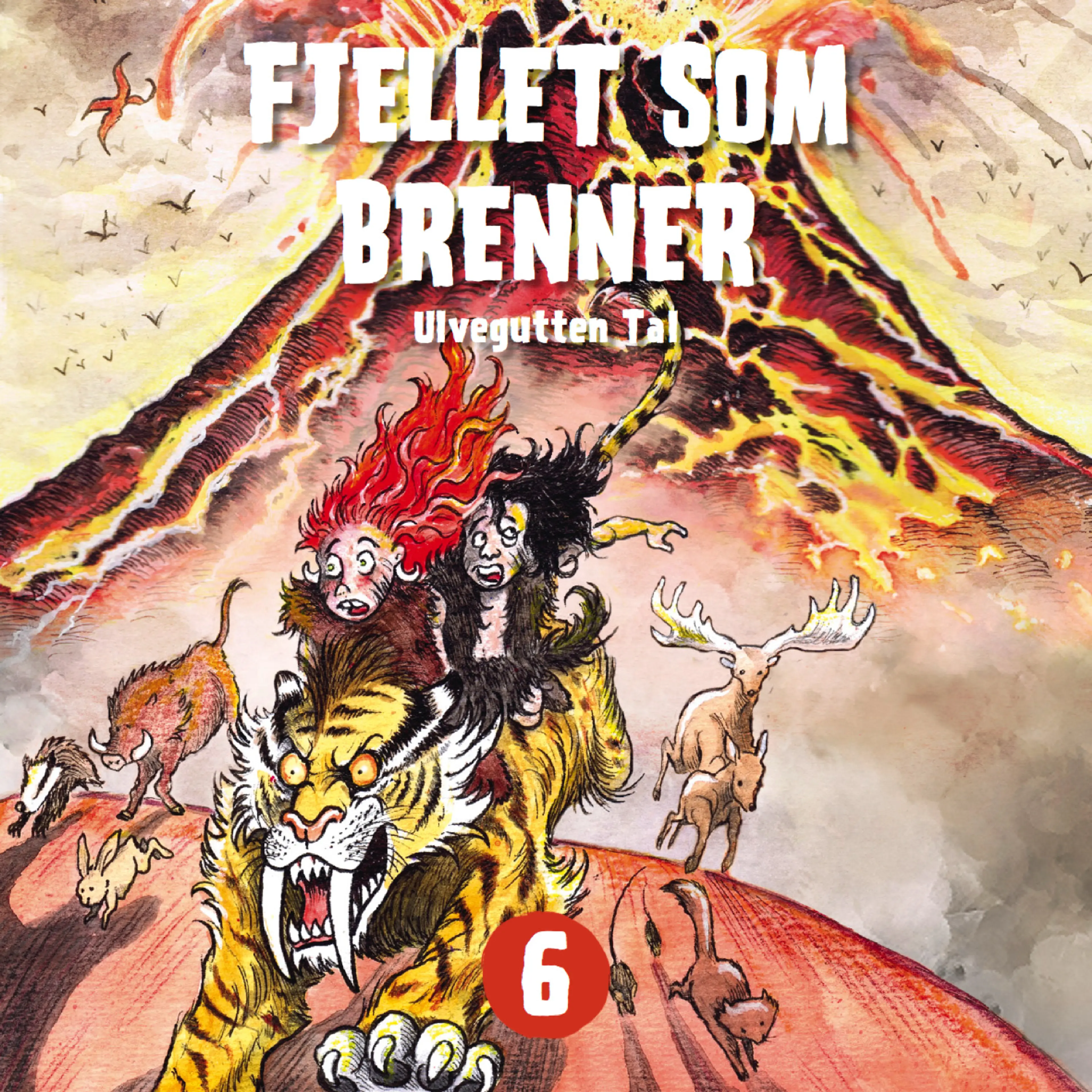 Omslag Fjellet som brenner av Tor Åge Bringsværd (Lydbok)