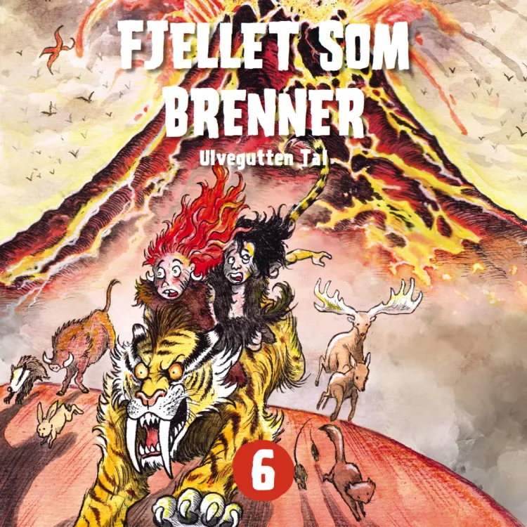 Omslag Fjellet som brenner av Tor Åge Bringsværd (Lydbok)