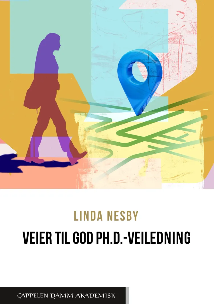 Omslag Veier til god ph.d.-veiledning av Linda Nesby (Heftet)