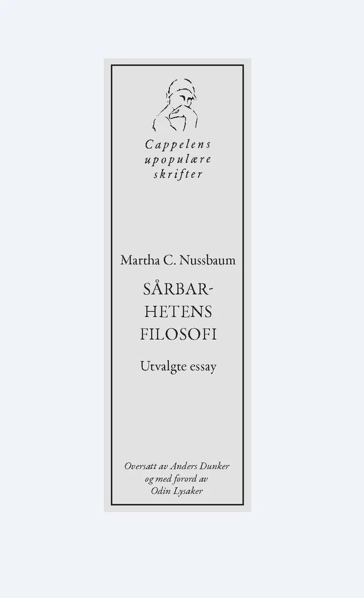 Omslag Sårbarhetens filosofi av Martha C. Nussbaum (Heftet)