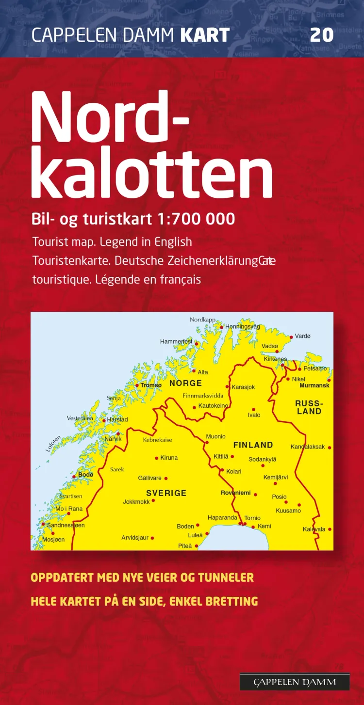 Omslag Nordkalotten (CK 20) av KartCentrum (Kart)