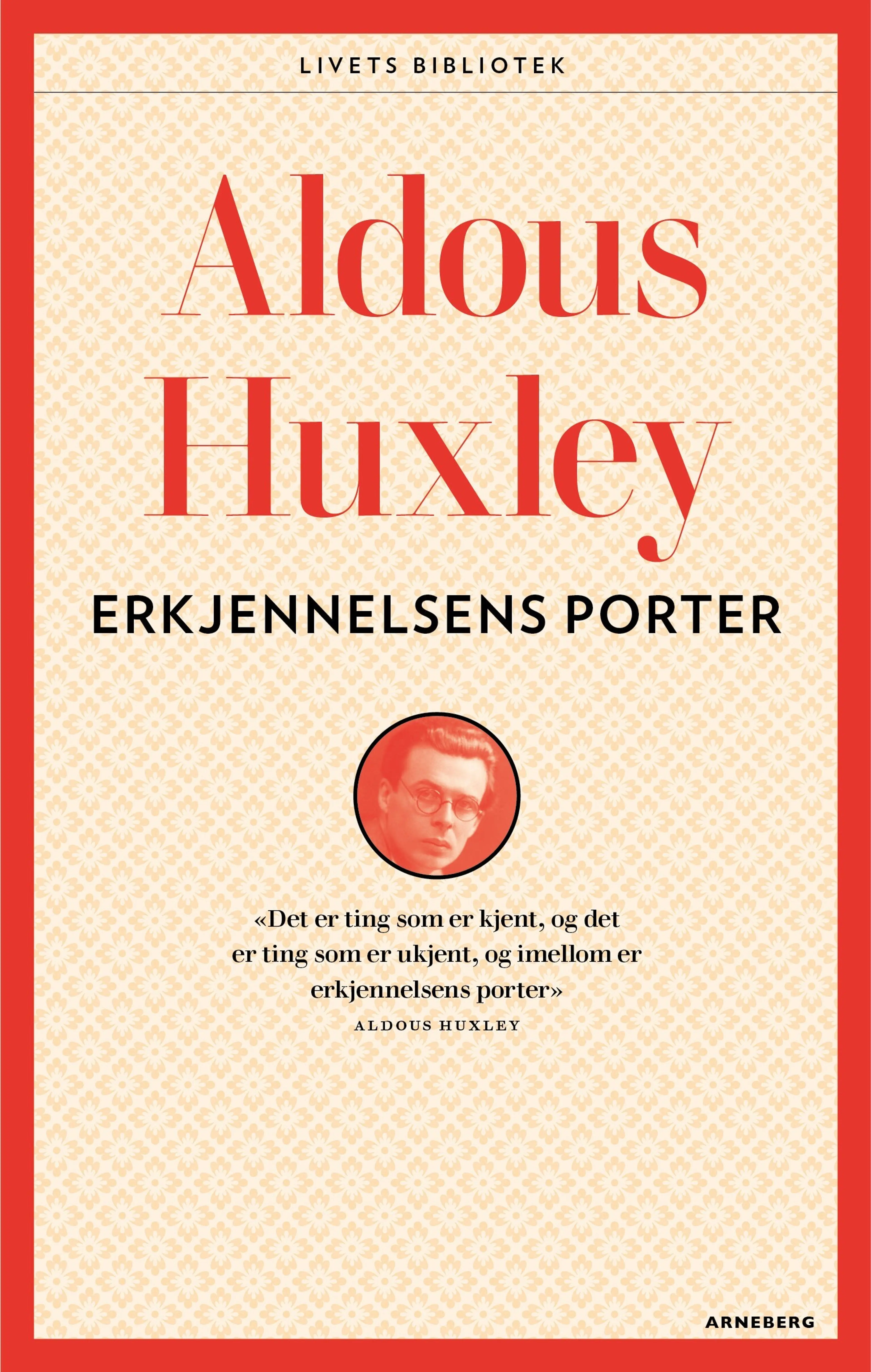 Omslag Erkjennelsens porter av Aldous Huxley (Heftet)