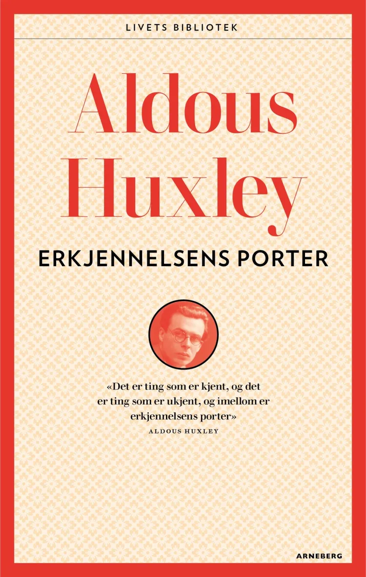Omslag Erkjennelsens porter av Aldous Huxley (Heftet)
