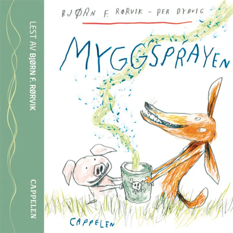Omslag Myggsprayen av Bjørn F. Rørvik (Lydbok)