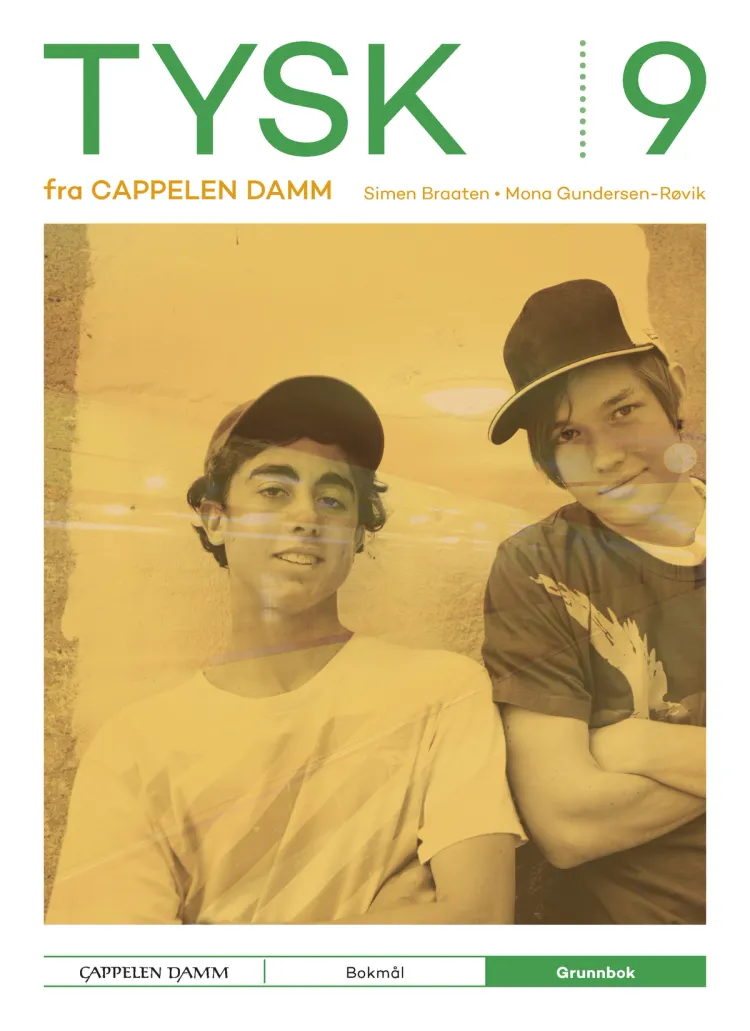 Omslag Tysk 9 fra Cappelen Damm Grunnbok av Simen Braaten og Mona Gundersen-Røvik (Innbundet)