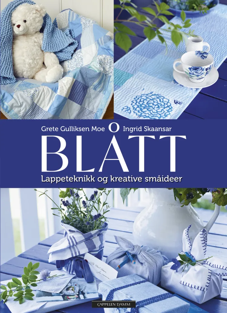 Omslag Blått av Grete Gulliksen Moe og Ingrid Skaansar (Innbundet)