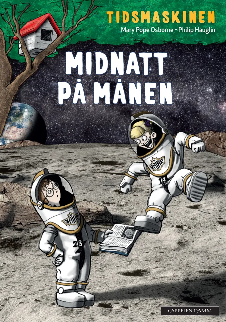Omslag Midnatt på månen av Mary Pope Osborne (Innbundet)
