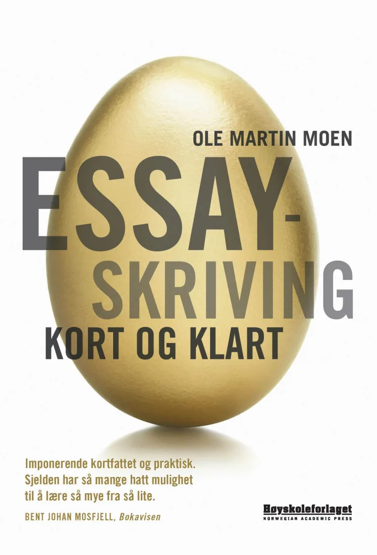 Omslag Essayskriving av Ole Martin Moen (Heftet)