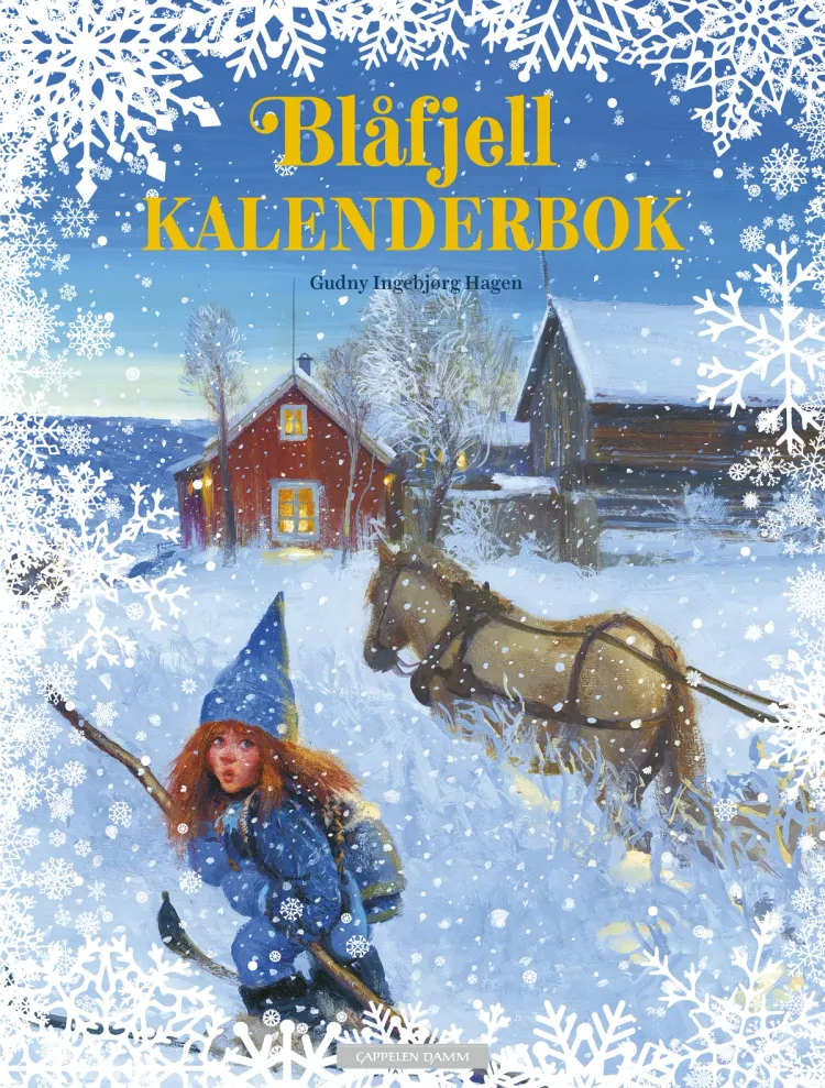 Omslag Blåfjell kalenderbok av Gudny Ingebjørg Hagen (Innbundet)