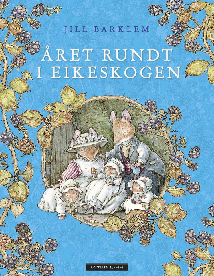 Omslag Året rundt i Eikeskogen av Jill Barklem (Innbundet)