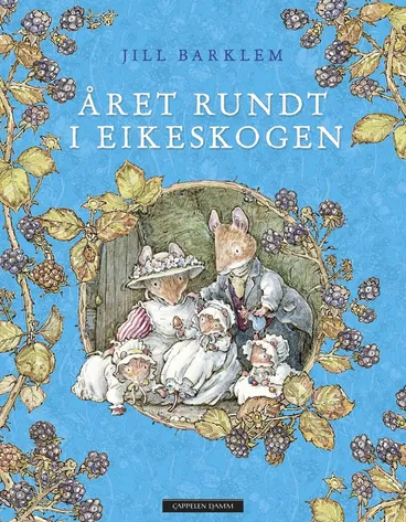 Omslag Året rundt i Eikeskogen av Jill Barklem (Innbundet)