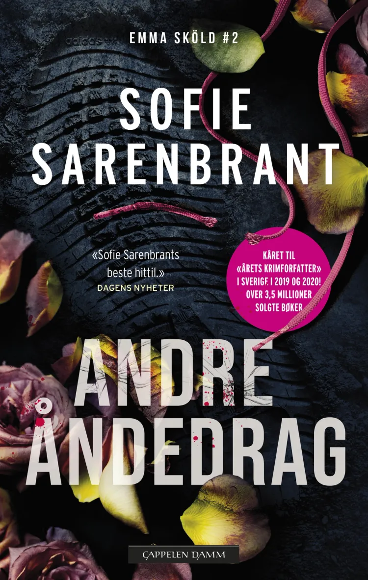 Omslag Andre åndedrag av Sofie Sarenbrant (Heftet)