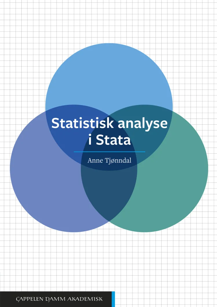 Omslag Statistisk analyse i Stata av Anne Tjønndal (Heftet)