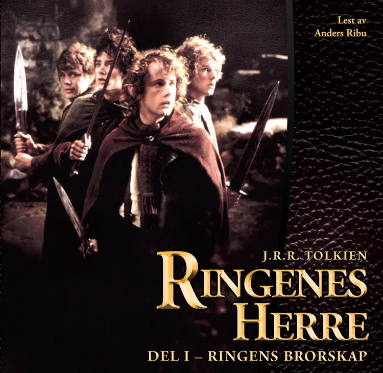 Omslag Ringenes herre I av J. R. R. Tolkien (Lydbok)