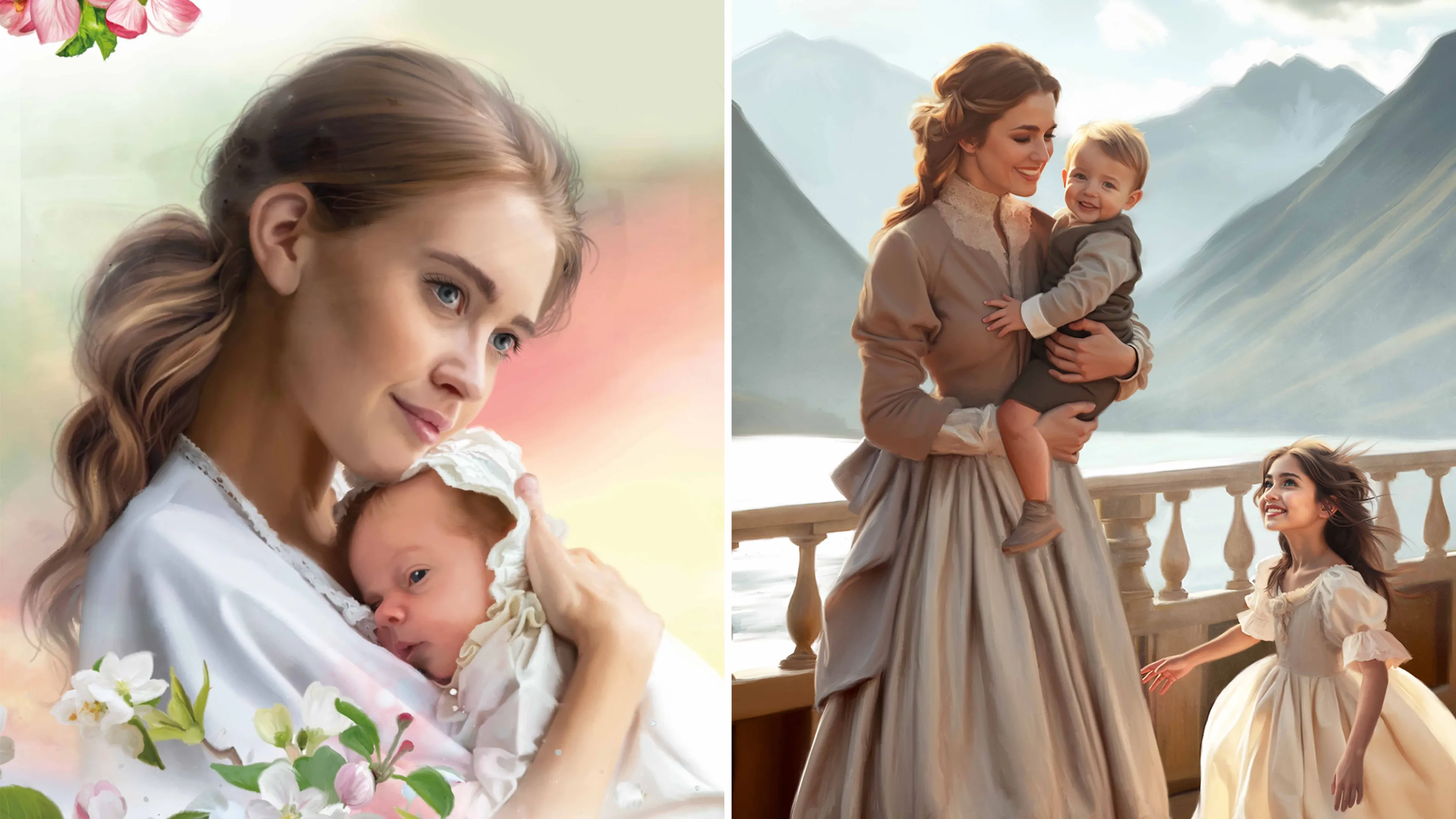 Bilde av illustrasjonene fra romanseriene «Livet på Solhaug 22» og «Nattsvermere 33»