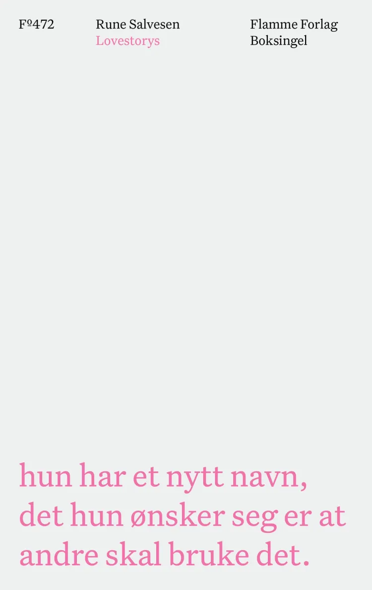 Omslag Lovestorys av Rune Salvesen (Heftet)