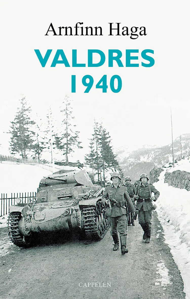 Omslag Valdres 1940 av Haga / Arnfinn (Innbundet)