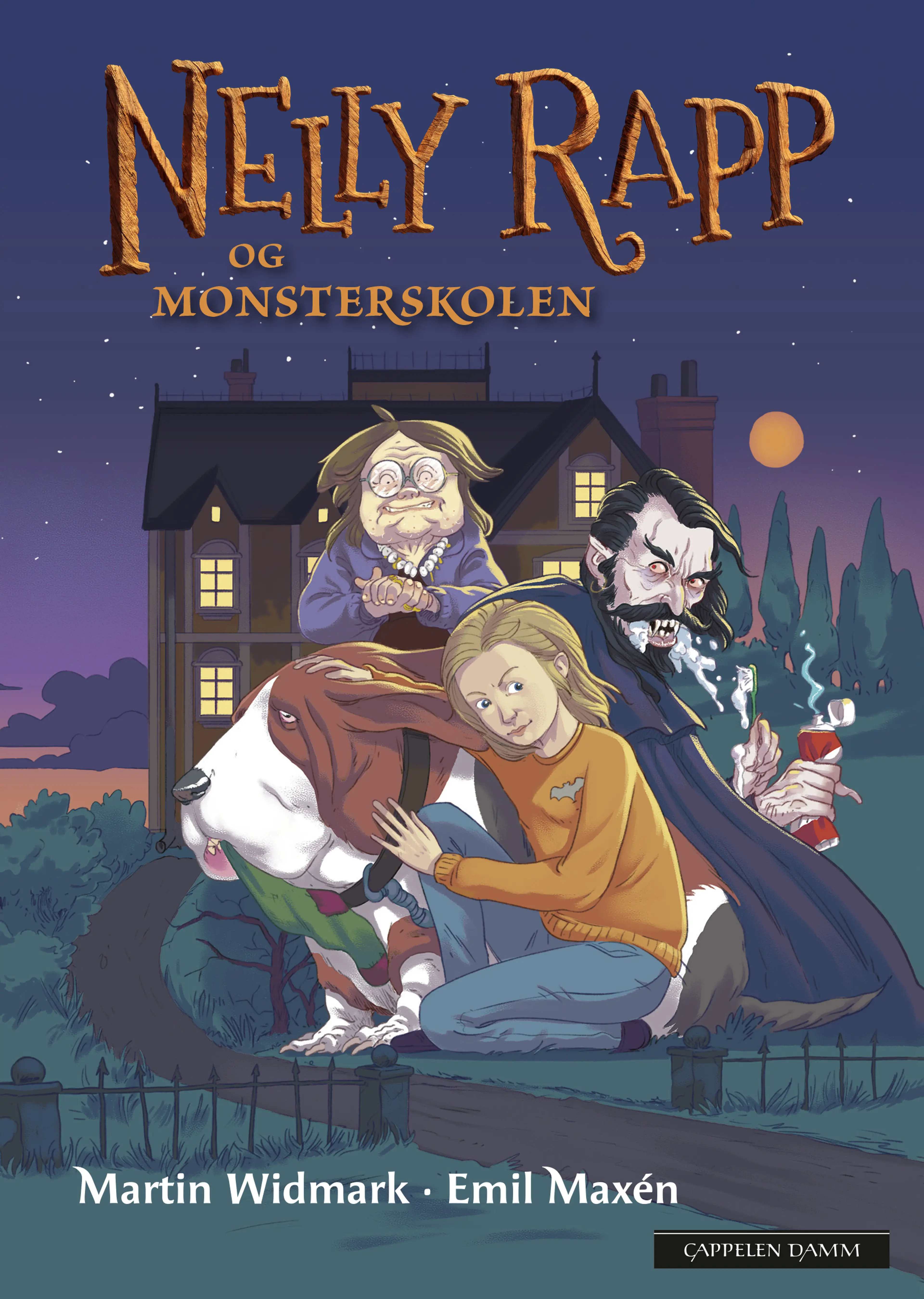 Omslag Nelly Rapp og Monsterskolen av Martin Widmark (Ebok)