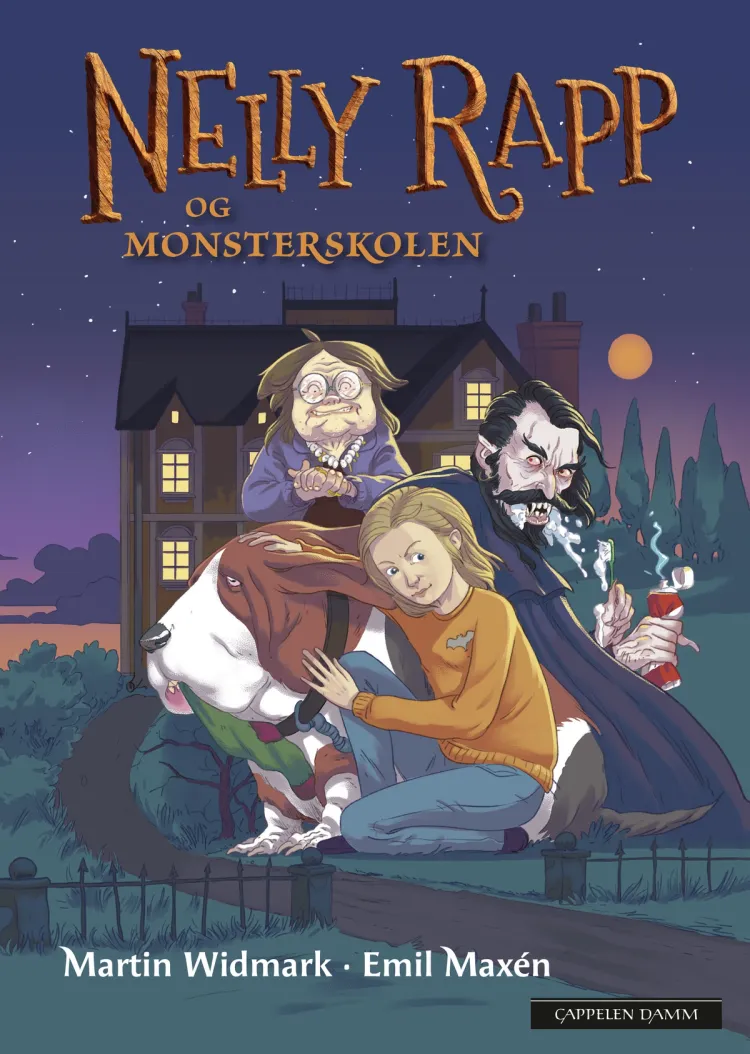 Omslag Nelly Rapp og Monsterskolen av Martin Widmark (Ebok)