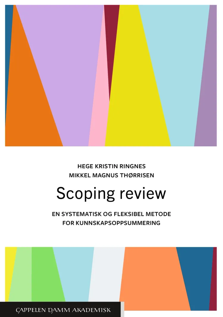 Omslag Scoping review av Hege Kristin Ringnes og Mikkel Magnus Thørrisen (Heftet)