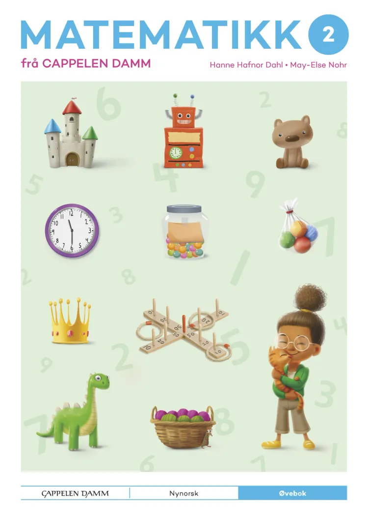 Omslag Matematikk 2 frå Cappelen Damm Øvebok av Hanne Hafnor Dahl og May-Else Nohr (Heftet)