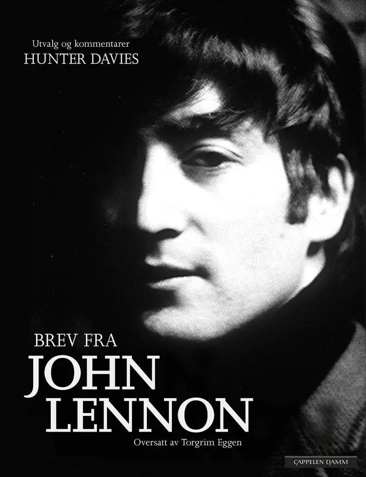 Omslag Brev fra John Lennon av Hunter Davies (Innbundet)
