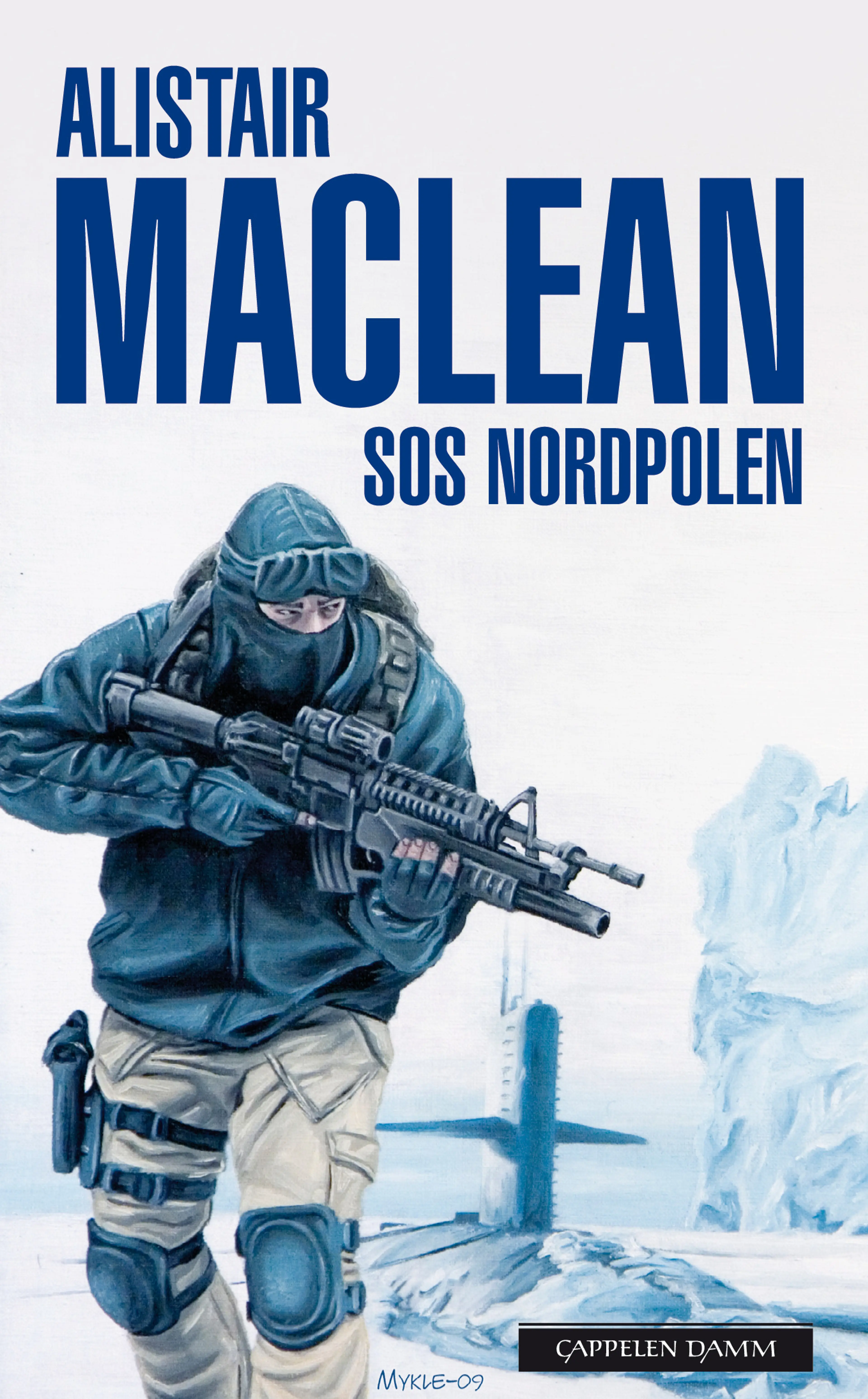 Omslag SOS Nordpolen av Alistair MacLean (Heftet)