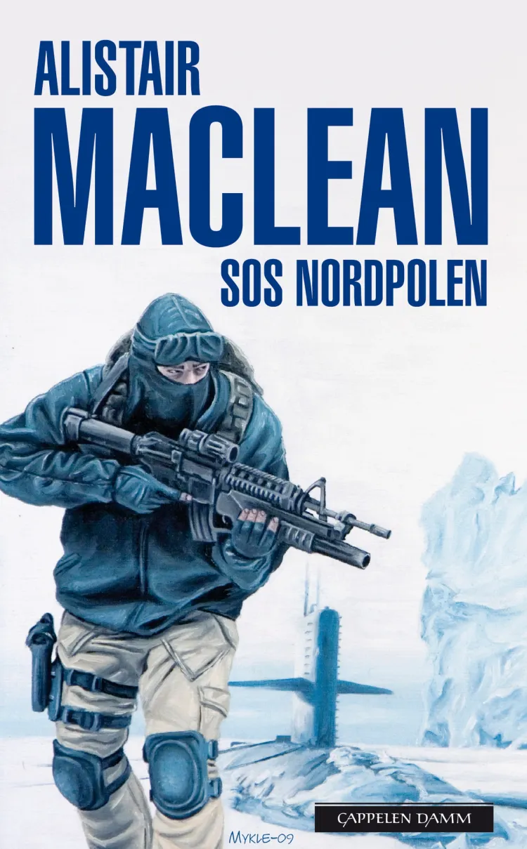 Omslag SOS Nordpolen av Alistair MacLean (Heftet)