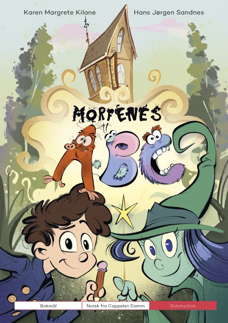 Omslag Morfenes ABC Bokstavbok av Karen Kilane (Heftet)