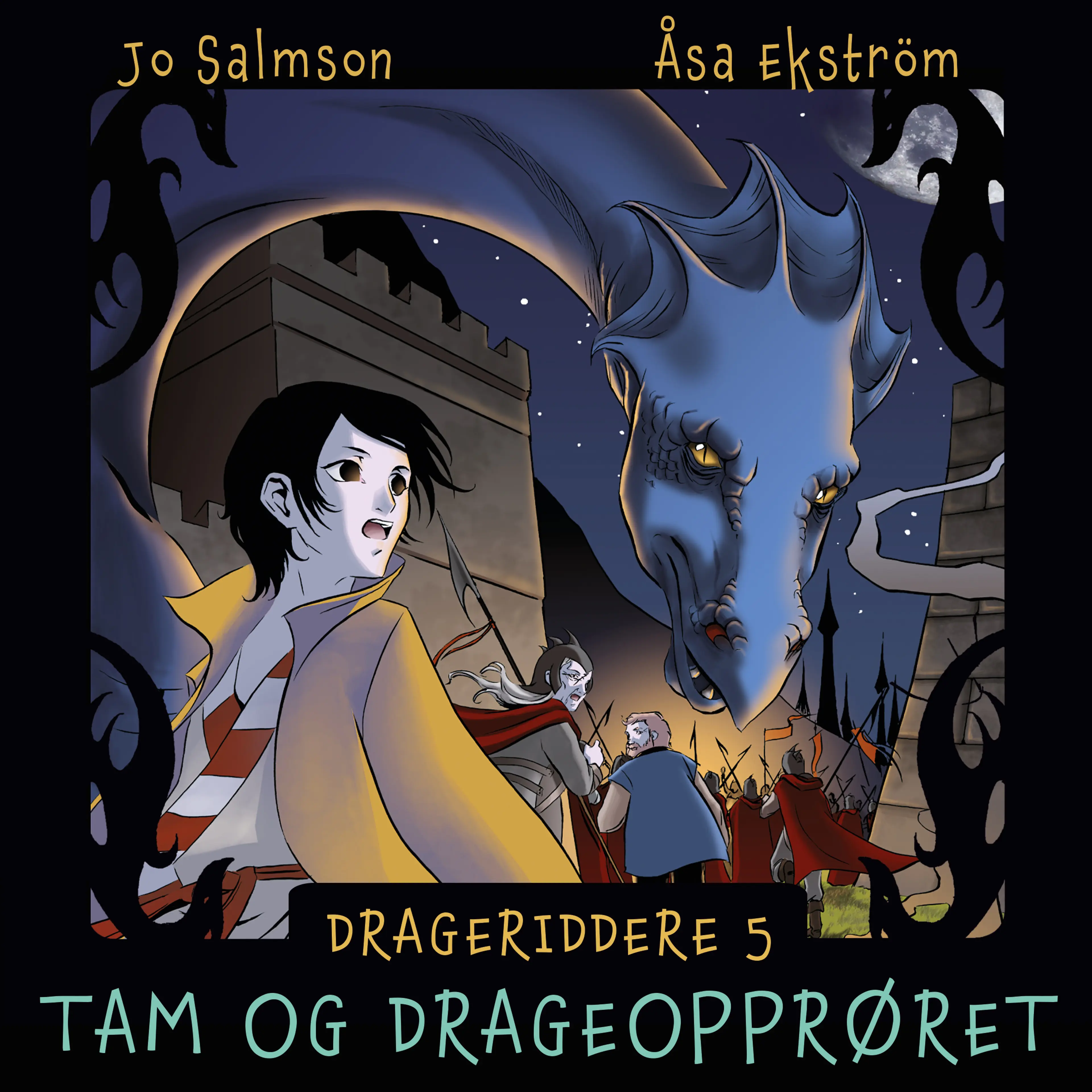 Omslag Tam og drageopprøret av Jo Salmson (Lydbok)