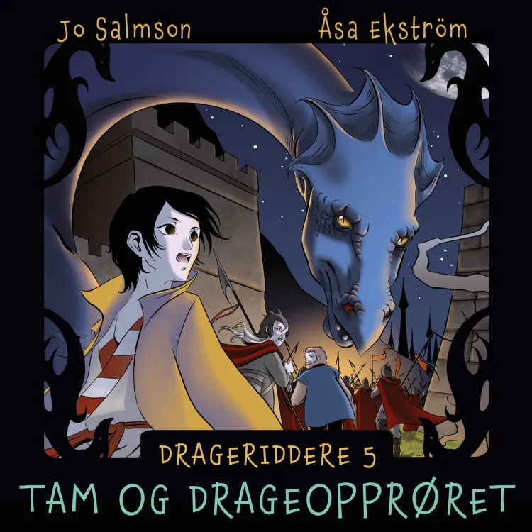 Omslag Tam og drageopprøret av Jo Salmson (Lydbok)