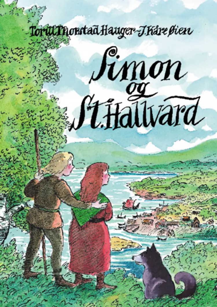 Omslag Simon og st.hallvard av Torill Thorstad Hauger og Jan-Kåre Øien (Innbundet)