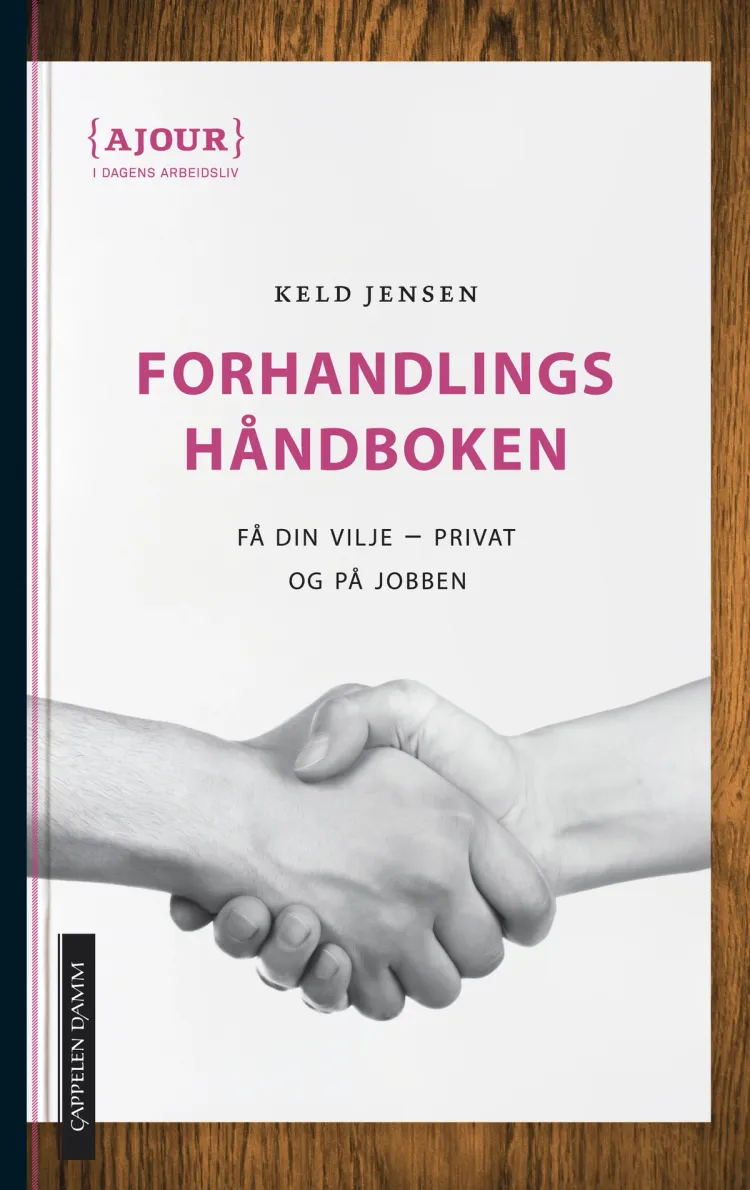 Omslag Forhandlingshåndboken av Keld Jensen (Heftet)