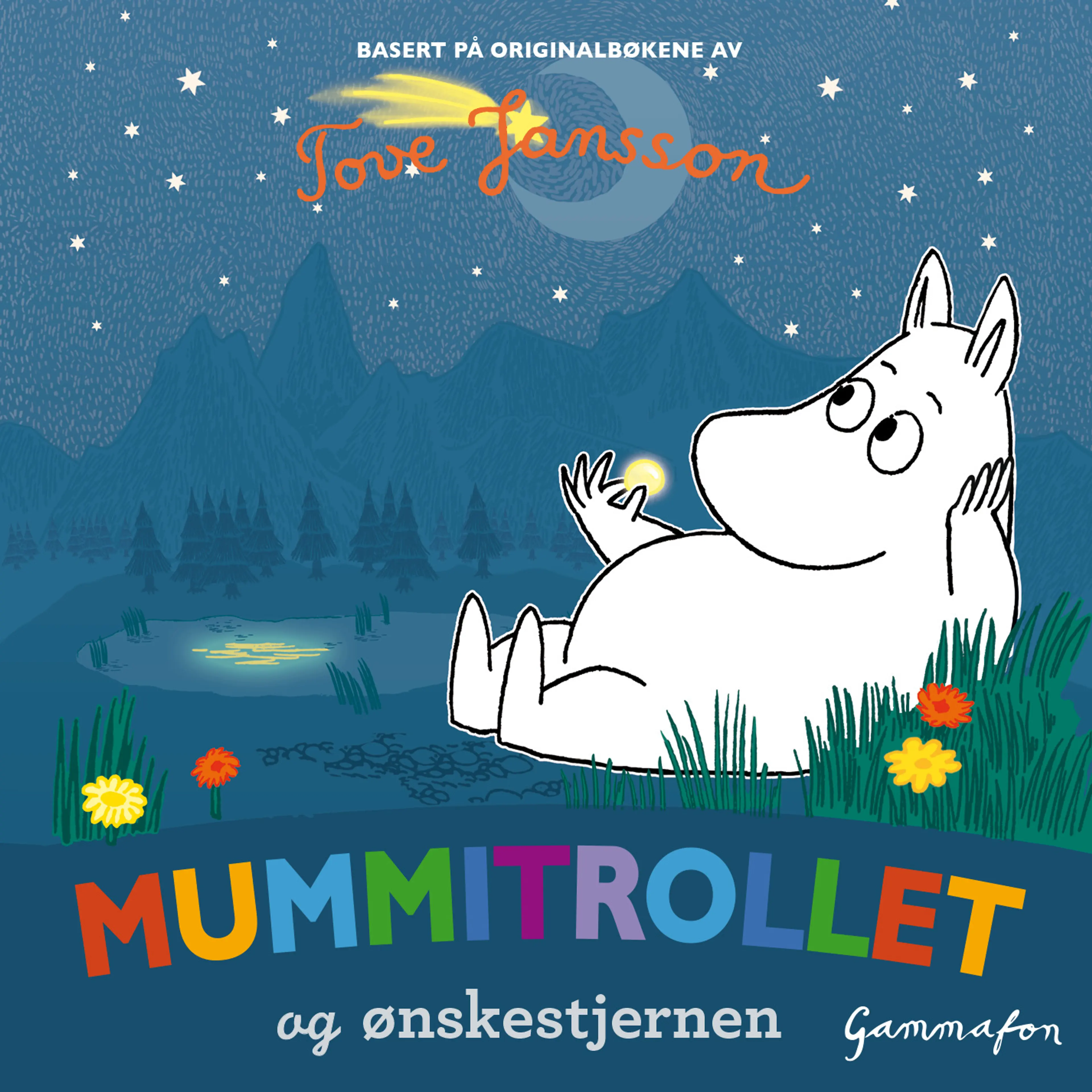 Omslag Mummitrollet og ønskestjernen av Tove Jansson (CD)